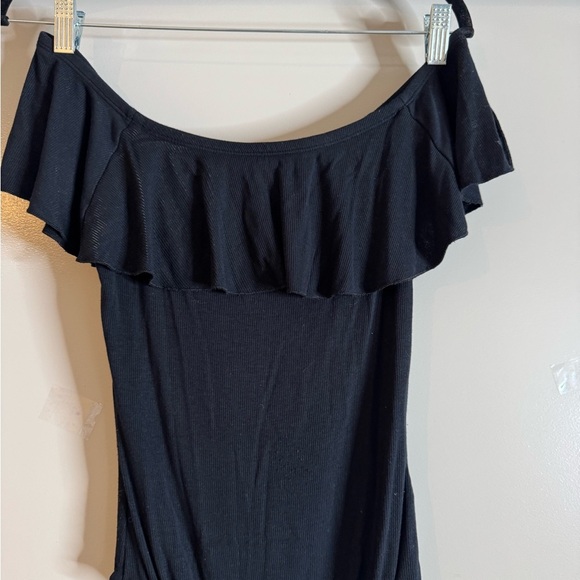 Express Black Knit Bodysuit - Picture 2 of 6